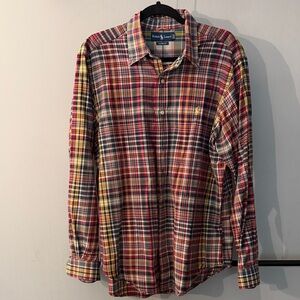 Ralph Lauren Multicolor Plaid Cotton Button-Down Shirt
